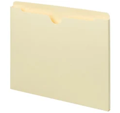 Smead® Manila File Jackets, Single-Ply Tab, 9 1/2" x 11 3/4", Pack Of 100