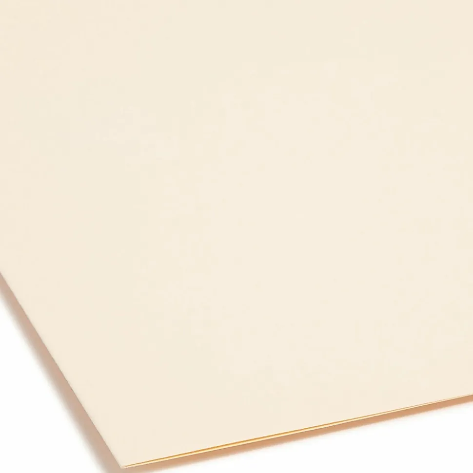 Smead® Manila Folders With SafeSHIELD® Coated Fasteners, Legal Size, Box Of 50