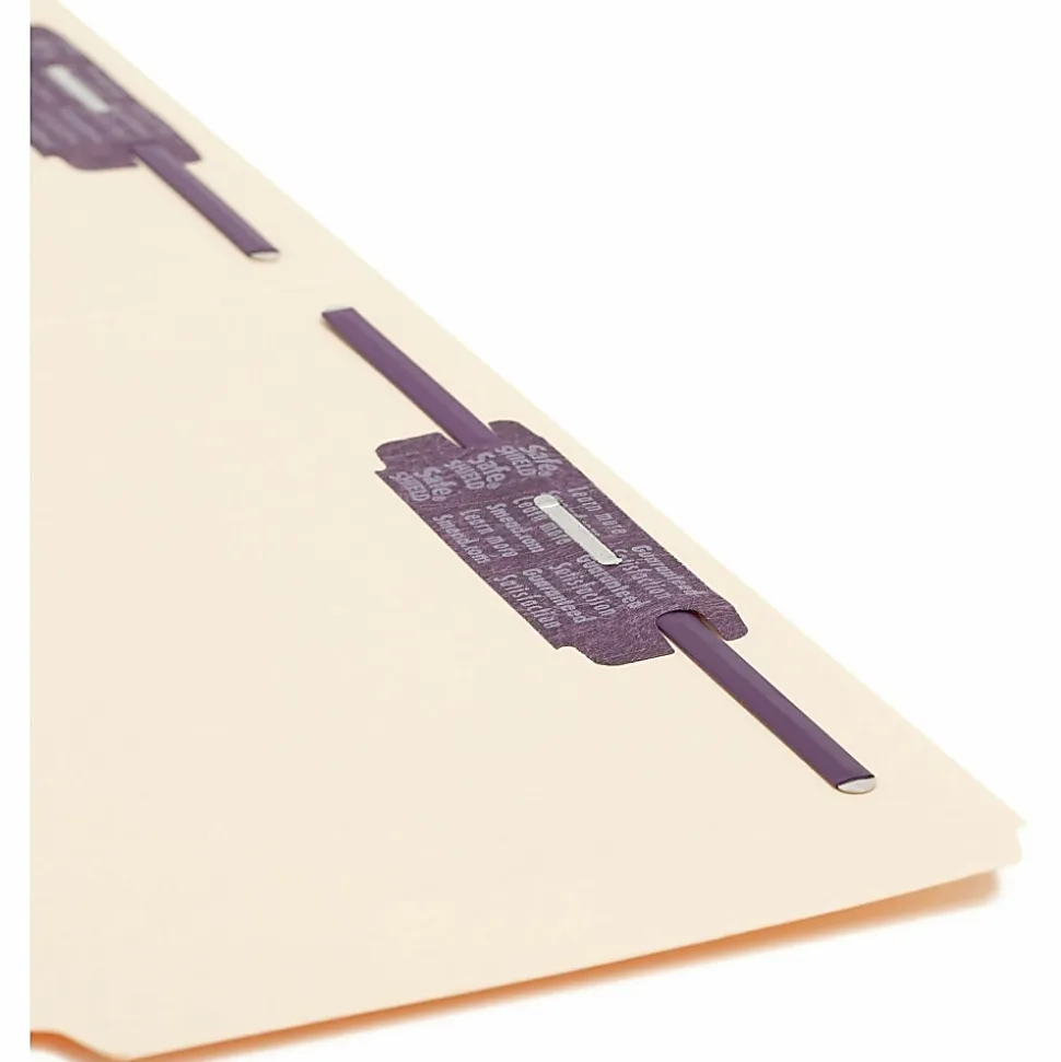 Smead® Manila Folders With SafeSHIELD® Coated Fasteners, Legal Size, Box Of 50