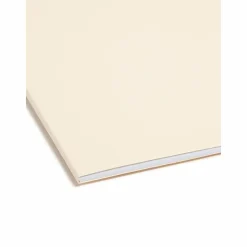 Smead® Manila Reinforced Tab Fastener Folders With Two Fasteners, 1