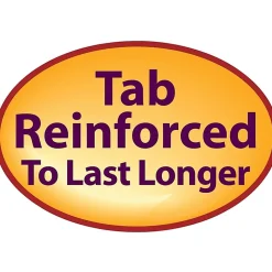 Smead® Manila Reinforced Tab Fastener Folders, Legal Size, Straight Cut, Pack Of 50