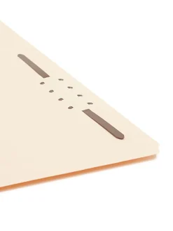 Smead® Manila Reinforced Tab Fastener Folders, 3/4