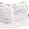 Smead® Manila Reinforced Tab Fastener Folders With Two Fasteners, Straight Cut, Legal Size, Pack Of 50