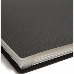 Smead Organized Up Letter Organizer Folder - 8 1/2" x 11" - 50 Sheets Capacity - 8 Pocket - Black - 1 Each