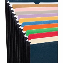 Smead® 12-Pocket Stadium® File, Letter Size, 10% Recycled, Navy
