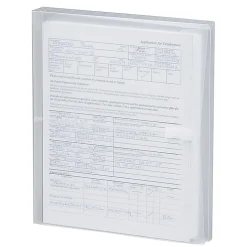 Smead® Poly Envelopes, Letter Size, Side Opening, Clear, Pack Of 5