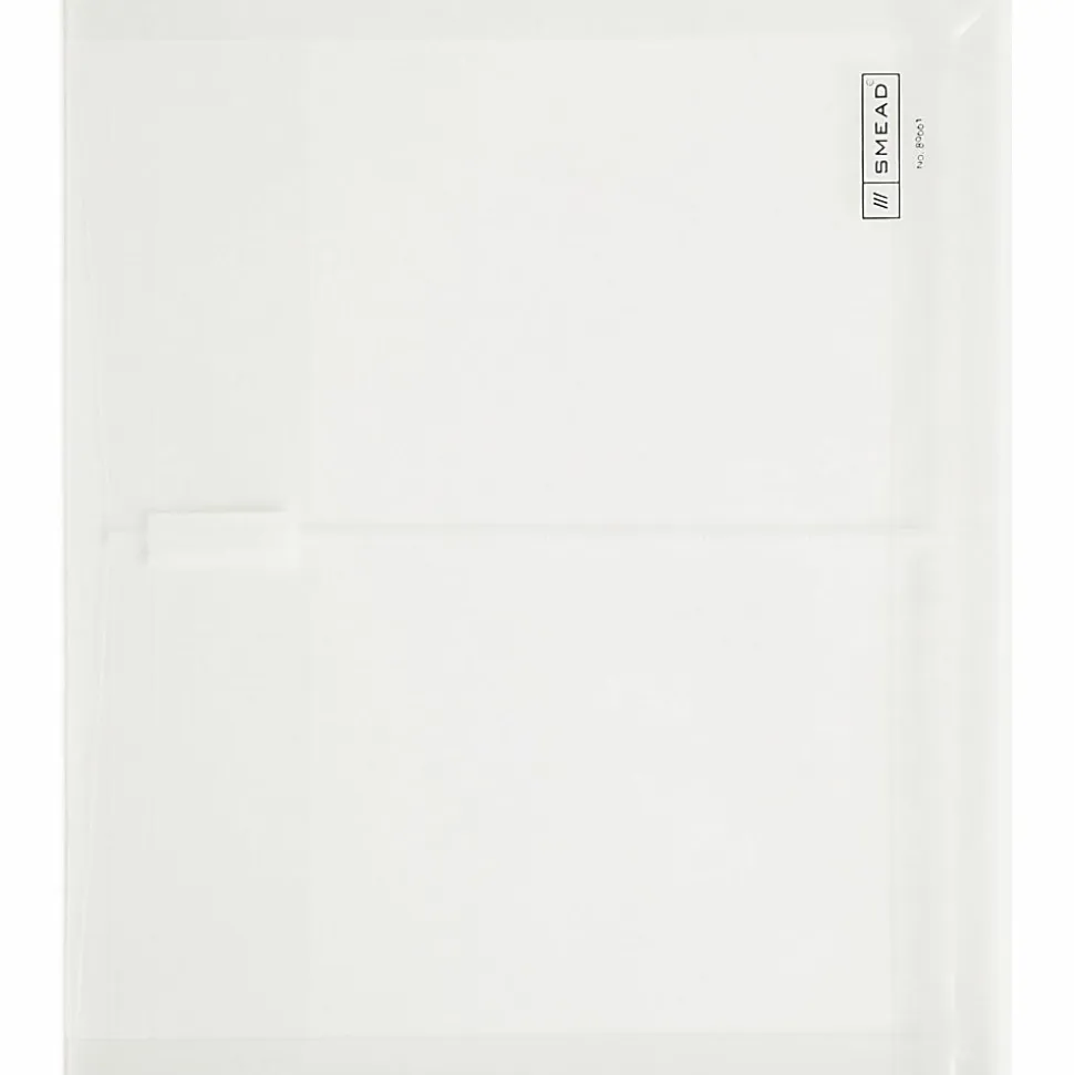 Smead® Poly Envelopes, Letter Size, Side Opening, Clear, Pack Of 5