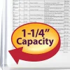 Smead® Poly Envelopes With String-Tie Closure, 1 1/4" Expansion, Letter Size, Clear, Pack Of 5 Envelopes