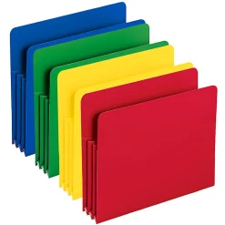 Smead® Poly Expanding File Pockets, 3 1/2