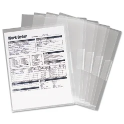 Smead® Poly Translucent Project Jackets, Letter Size, Clear, Pack Of 5