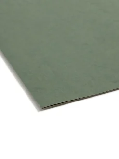 Smead® Premium Box-Bottom Hanging File Folders, 3" Expansion, Legal Size, Standard Green, Box Of 25 Folders