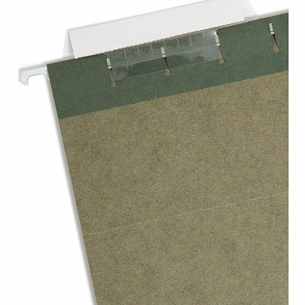 Smead® Premium-Quality Hanging Folders, 1/3 Cut, Legal Size, Standard Green, Pack Of 25