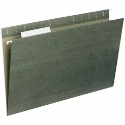 Smead® Premium-Quality Hanging Folders, 1/3 Cut, Legal Size, Standard Green, Pack Of 25