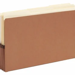 Smead® Redrope End-Tab File Pockets, Legal Size, 3 1/2