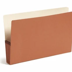 Smead® Redrope End-Tab File Pockets, Legal Size, 3 1/2