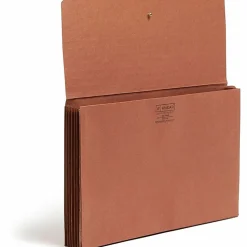 Smead® Red Rope End-Tab Wallets, Legal Size, 5 1/4