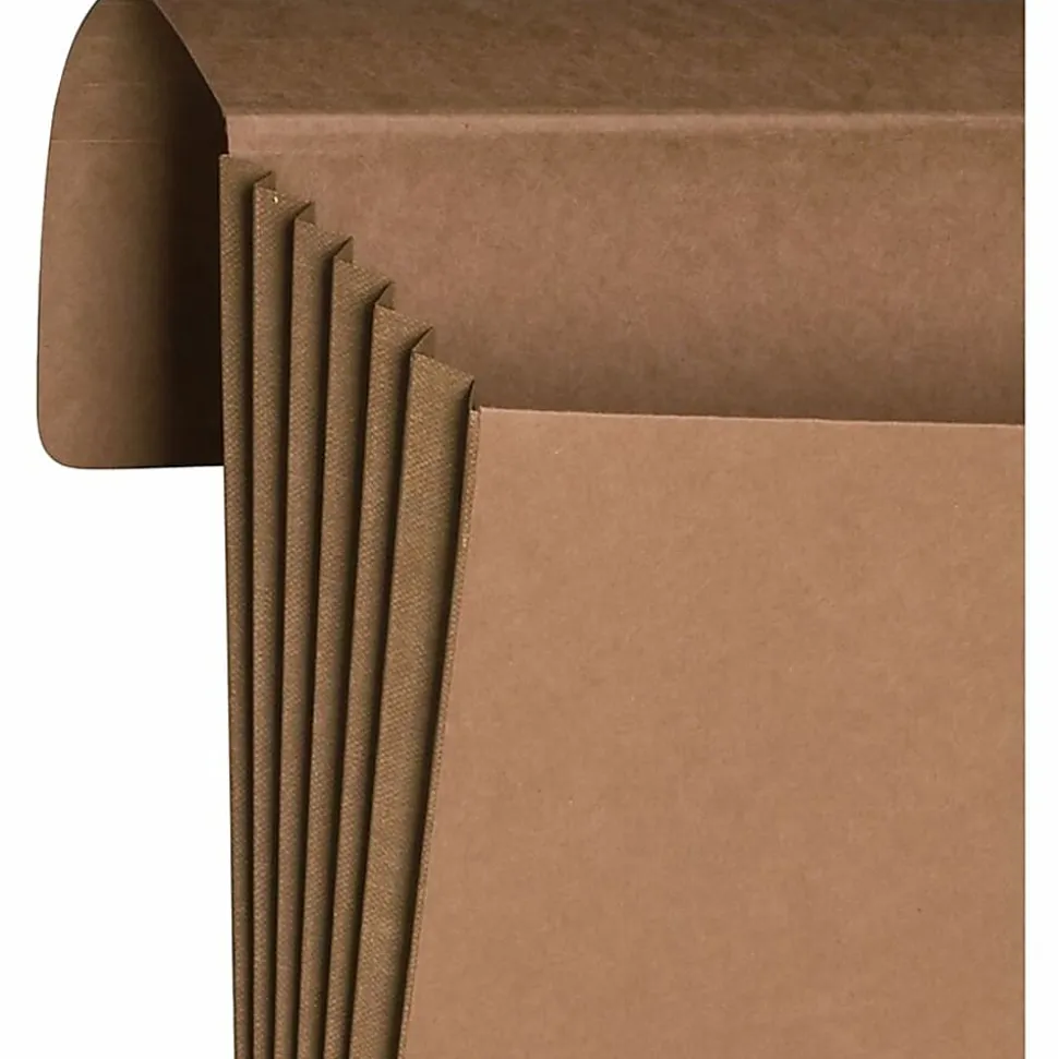 Smead® Redrope Expanding Wallets With Elastic, Legal Size, 5 1/4" Expansion, 30% Recycled, Redrope, Pack Of 10