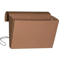 Smead® Redrope Expanding Wallets With Elastic, Legal Size, 5 1/4