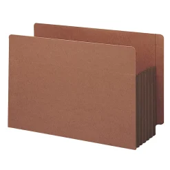 Smead® Redrope Extra-Wide End-Tab File Pockets, Legal Size, 5 1/4