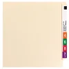 Smead® Reinforced End-Tab Folders, 1 Fastener, Straight Cut, Letter Size, Manila, Box Of 50