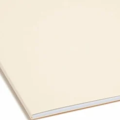 Smead® Reinforced Tab Fastener Folders With Two Fasteners, 1/3 Cut, Letter Size, Manila, Pack Of 50 (14537)