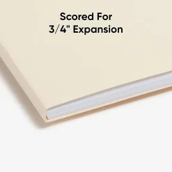 Smead® Reinforced Tab Fastener Folders With Two Fasteners, 1/3 Cut, Letter Size, Manila, Pack Of 50 (14537)