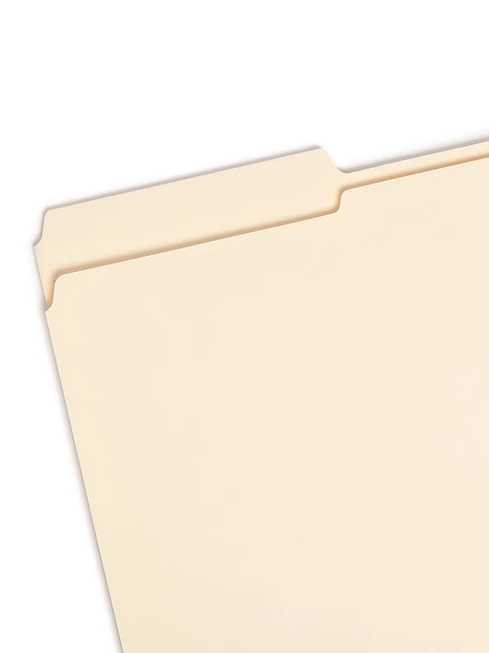 Smead® Reinforced Tab File Folders, Legal Size, 1/3 Cut, Manila, Box Of 100