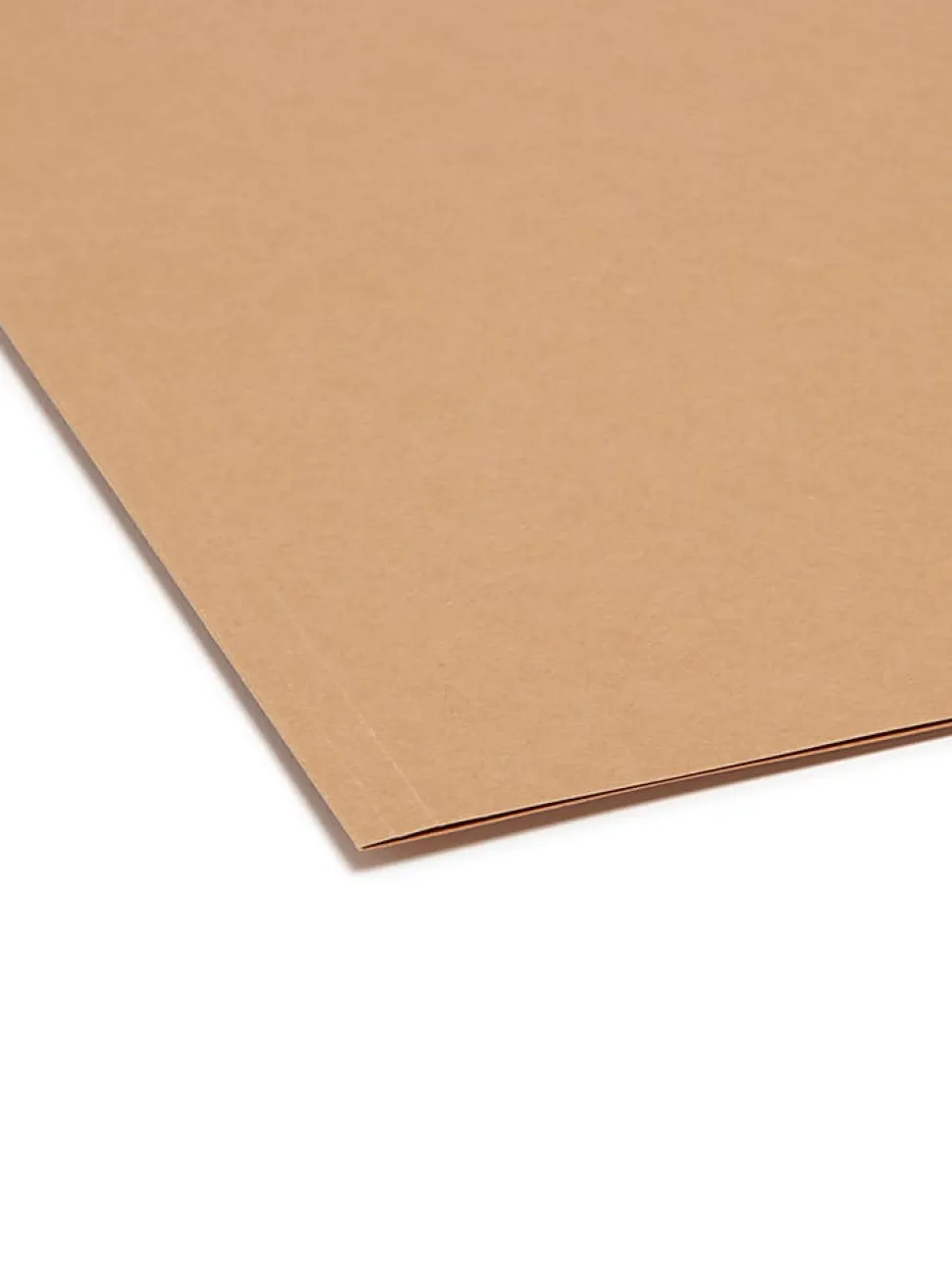 Smead® Reinforced Tab Kraft File Folders, Letter Size, 1/3 Cut, Pack Of 100