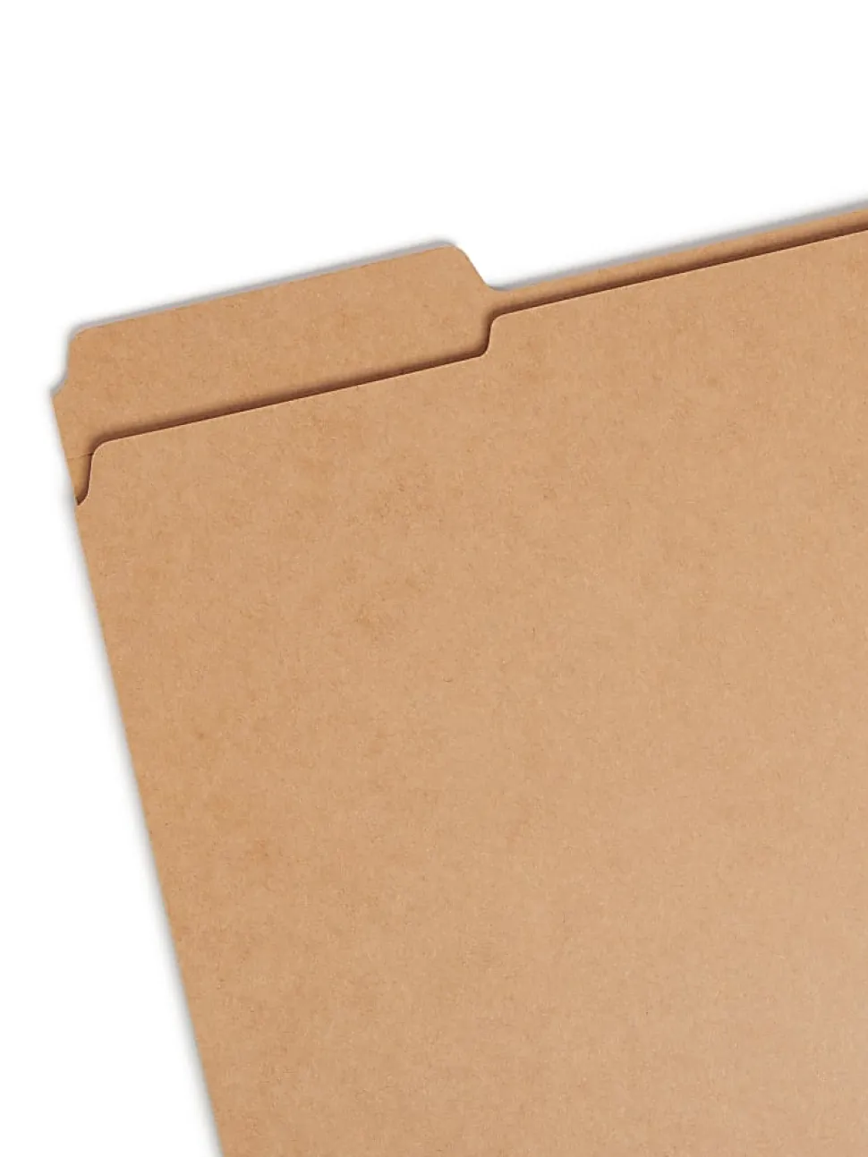 Smead® Reinforced Tab Kraft File Folders, Letter Size, 1/3 Cut, Pack Of 100