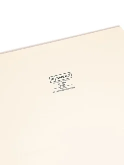 Smead® Reinforced Tab Manila File Folders, Legal Size, Straight Cut, Box Of 100