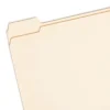 Smead® Reinforced Tab Manila File Folders, Letter Size, 1/5 Cut, Pack Of 100