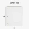 Smead® 3-Ring Binder Index Dividers, 5-Tab, 11" x 8 1/2", White, Pack Of 20 Sets (89415)