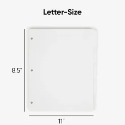 Smead® 3-Ring Binder Index Dividers, 5-Tab, 11" x 8 1/2", White, Pack Of 20 Sets (89415)