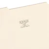 Smead® Selected Tab Position Manila File Folders, Letter Size, 1/3 Cut, Position 1, Pack Of 100