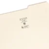 Smead® Selected Tab Position Manila File Folders, Legal Size, 1/3 Cut, Position 2, Pack Of 100