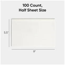 SmeadĀ® Self-Adhesive Poly Document Pockets, 9" x 5 9/16", Clear, Box Of 100