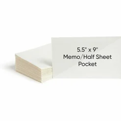 Smead® Self-Adhesive Poly Document Pockets, 9" x 5 9/16", Clear, Box Of 100