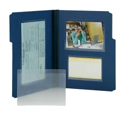 Smead® Self-Adhesive Poly Pockets, 5-5/16" x 3-5/8", Clear, Index Card Size, Box Of 100