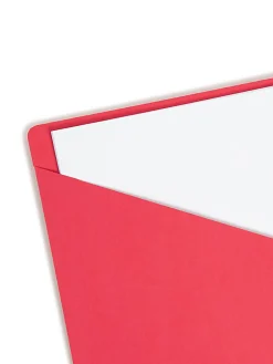 SmeadĀ® Slash File Jackets Convenience Pack, 9 1/2" x 11 3/4", Assorted Colors (No Color Choice), Pack Of 25