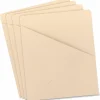 Smead® Slash Jackets, Letter Size, 8 1/2" x 11", Manila, Pack Of 25 Jackets