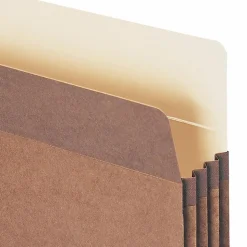Smead® Straight-Cut Tab Redrope File Pockets, Legal Size, 3 1/2