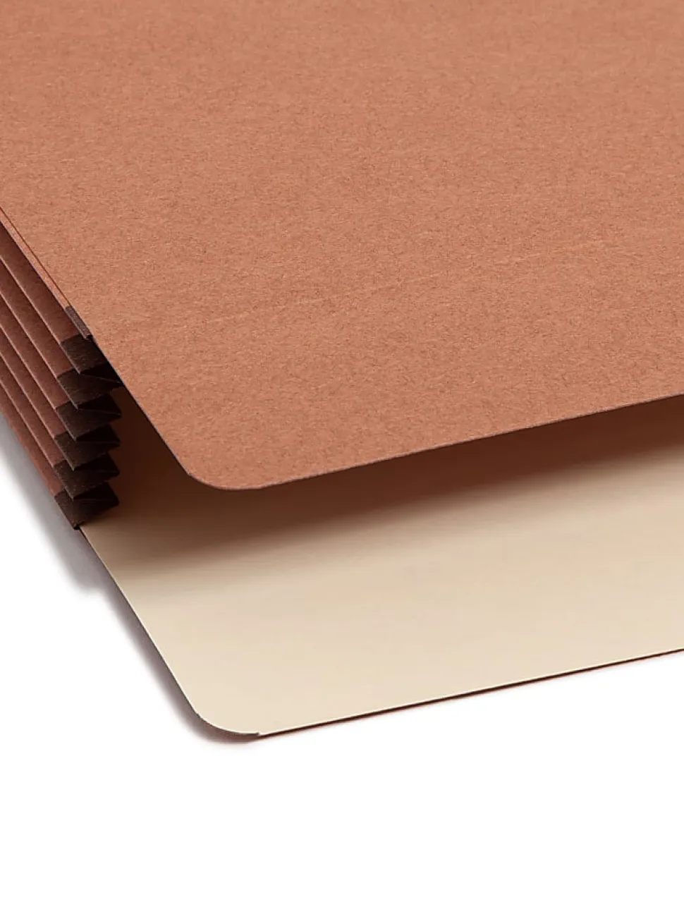 Smead® Straight-Cut Tab Redrope File Pockets, Legal Size, 5 1/4" Expansion, 30% Recycled, Redrope, Box Of 50