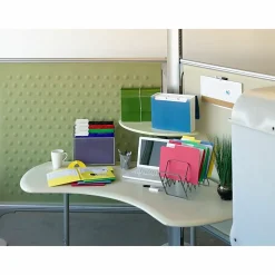 Smead® SuperTab® File Folders, Letter Size, 1/3 Cut, Assorted Colors, Box Of 100