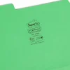 Smead® SuperTab® File Folders, Letter Size, 1/3 Cut, Green, Box Of 100