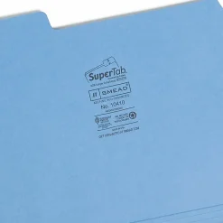 Smead® SuperTab® Heavyweight File Folders, Letter Size, Assorted Colors, Box Of 50
