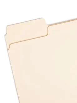 Smead® SuperTab® Heavyweight File Folders, Letter Size, 1/3 Cut, Manila, Box Of 50