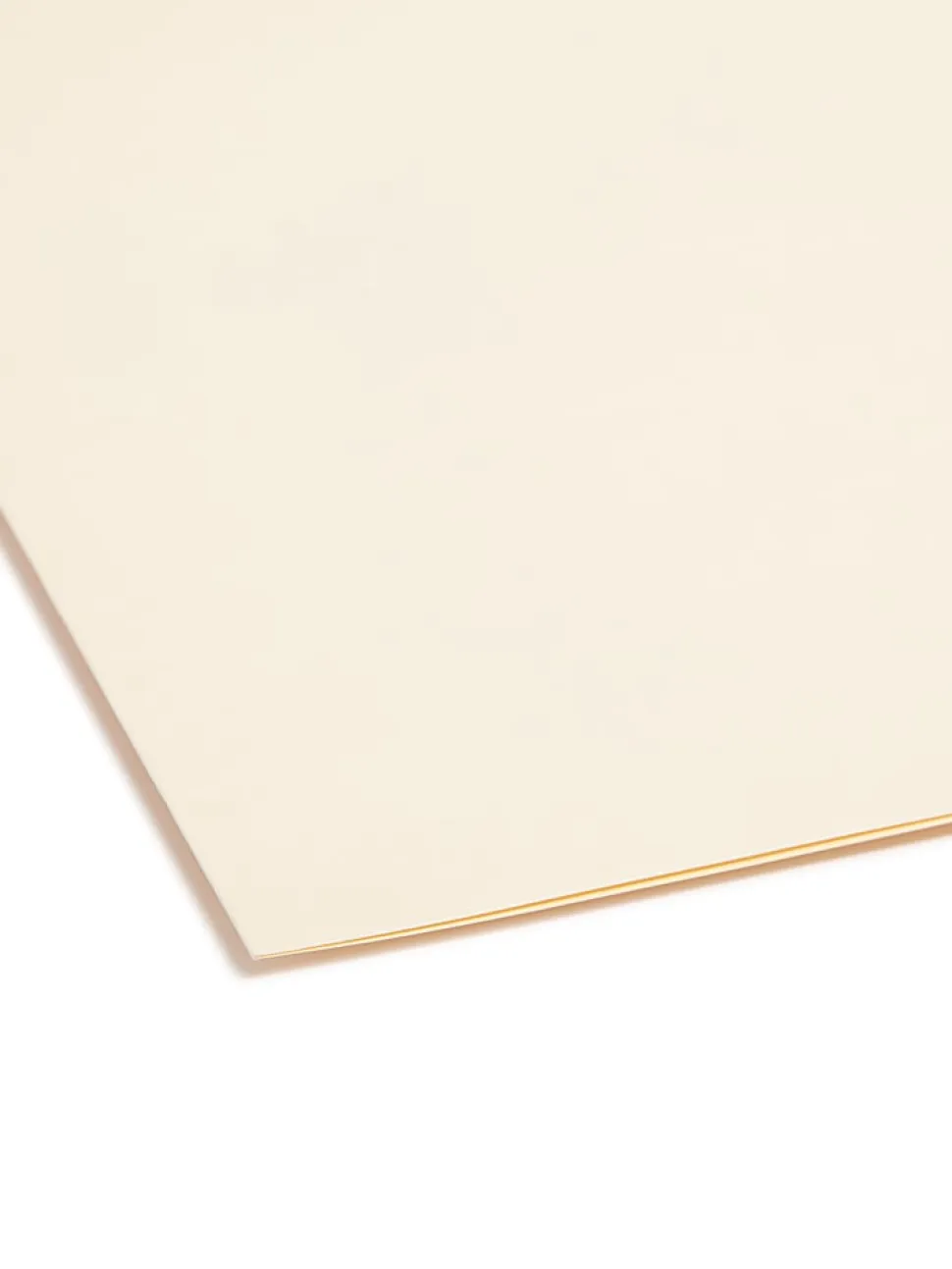 Smead® Top-Tab Fastener Folders With Tab, Letter Size, 2/5 Cut, Manila, Box Of 50