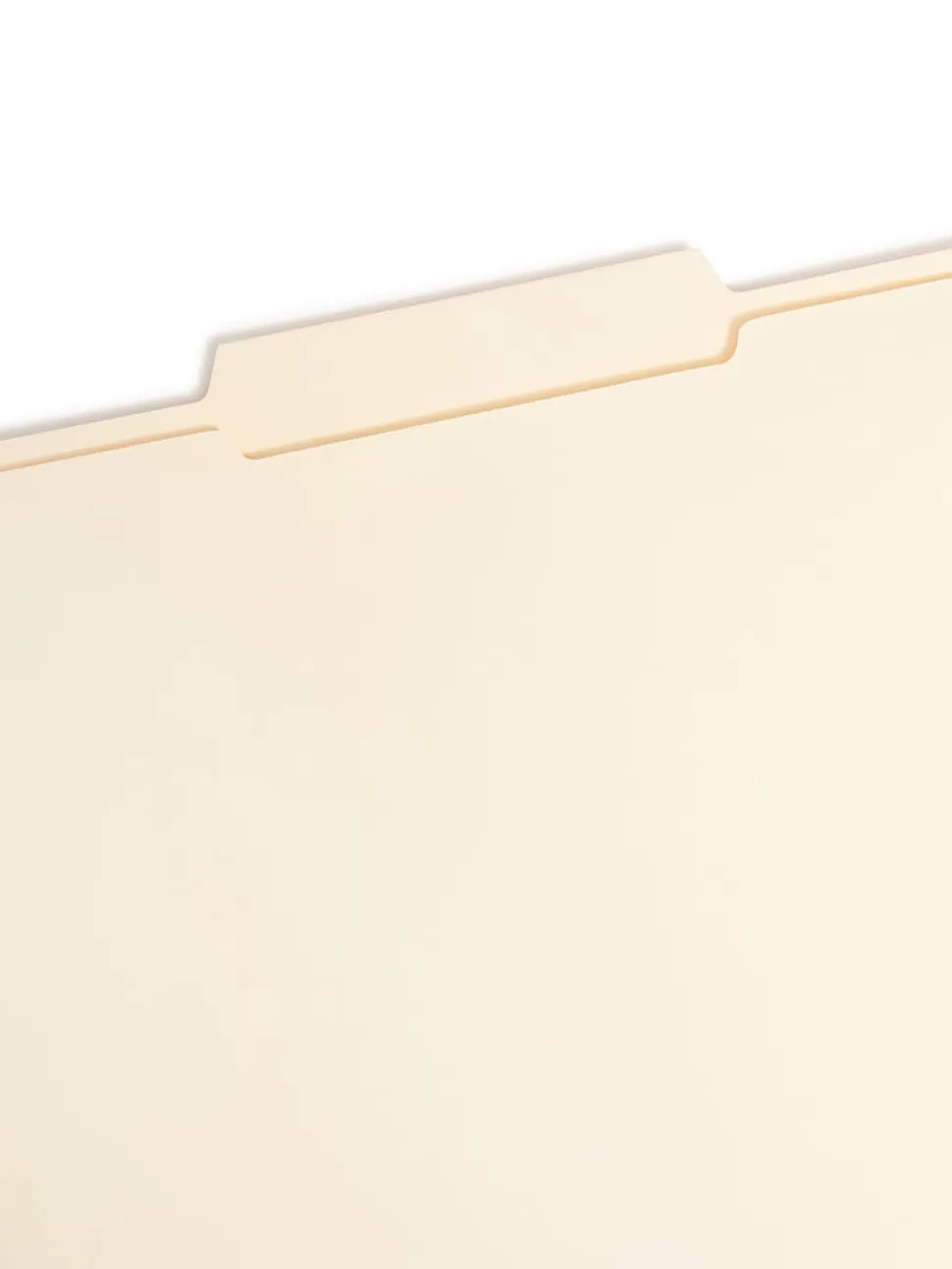 Smead® Top-Tab Fastener Folders With Tab, Letter Size, 2/5 Cut, Manila, Box Of 50