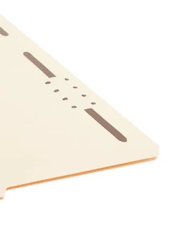 Smead® Top-Tab Fastener Folders With Tab, Letter Size, 2/5 Cut, Manila, Box Of 50