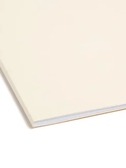 Smead® Top-Tab Fastener Folders With Tab, Letter Size, 2/5 Cut, Manila, Box Of 50